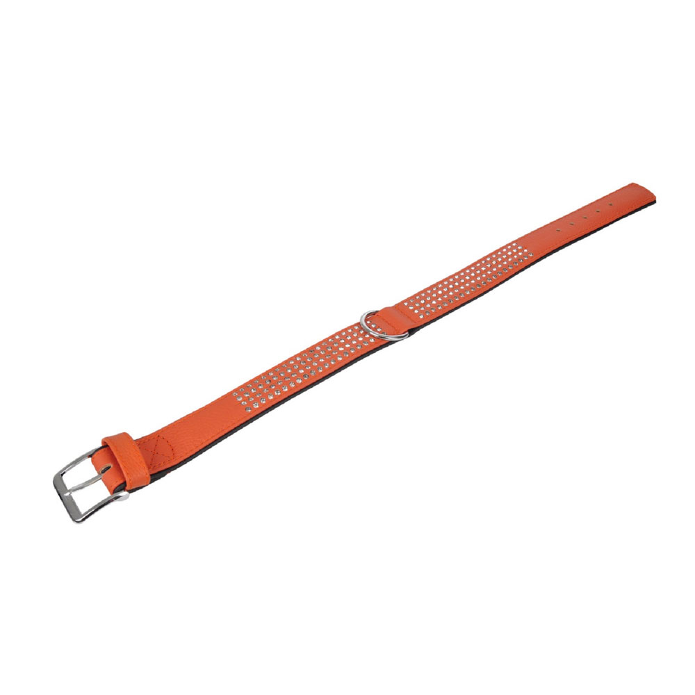 Karlie Vintage Strass Halsband - Mandarine 