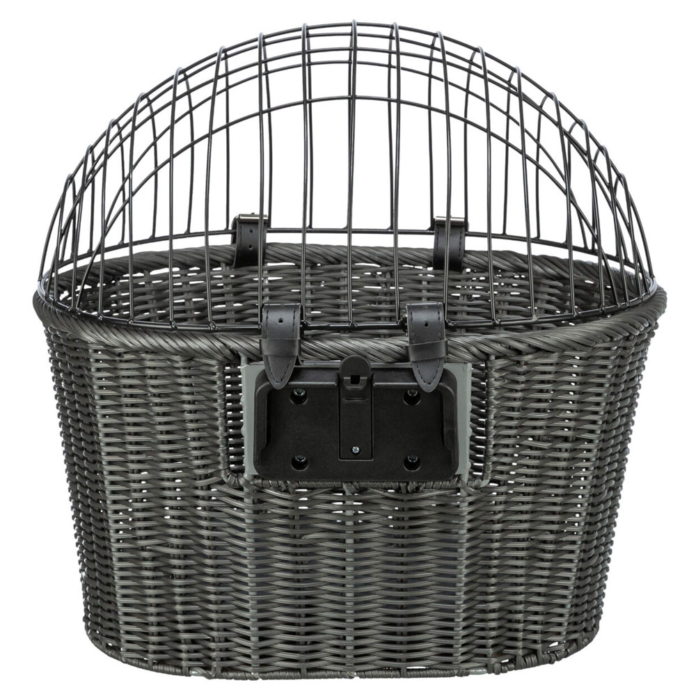 Trixie Front-Fahrradkorb aus Polyrattan 