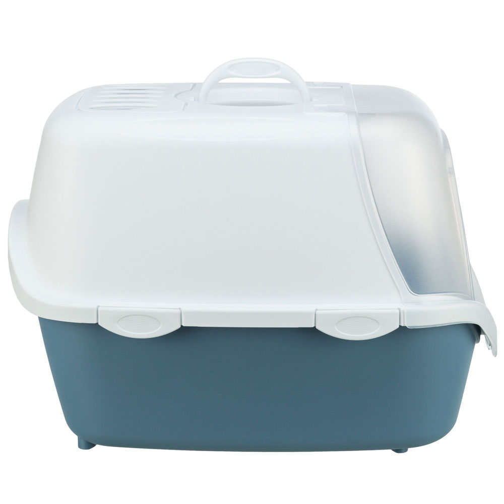 Trixie Katzentoilette Vico Easy Clean blaugrau/weiß