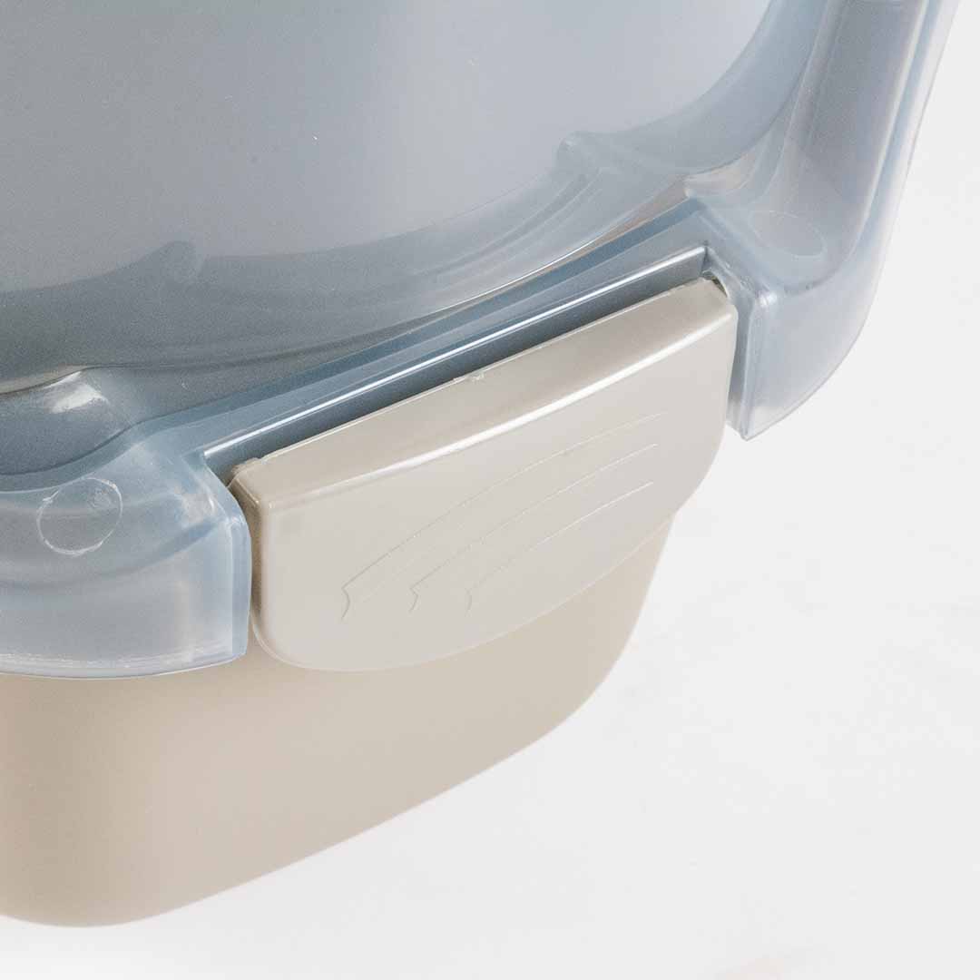 EBI Eck-Katzentoilette Prism M - transparent/grau 
