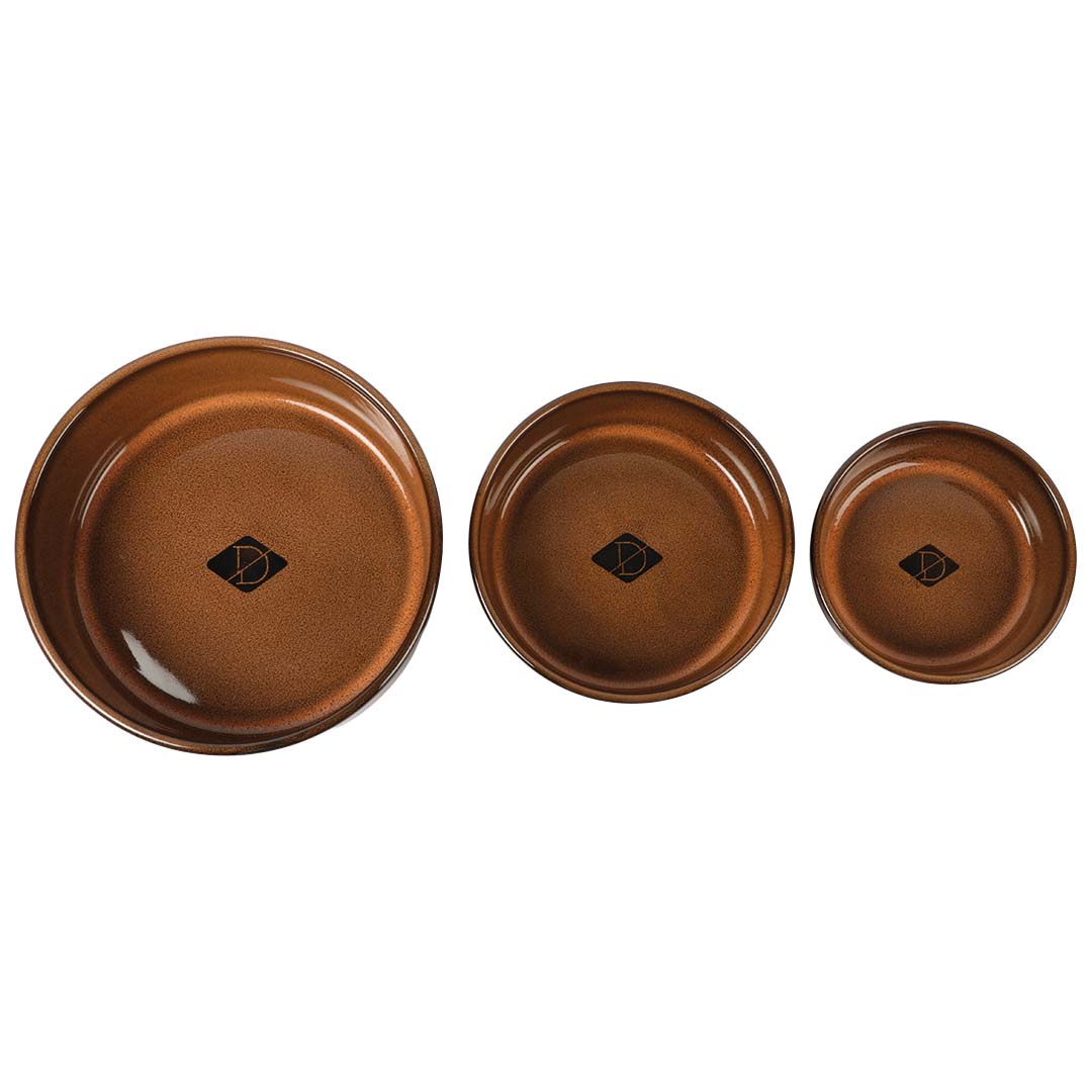 D&D Trendy Napf Jasper terracotta 
