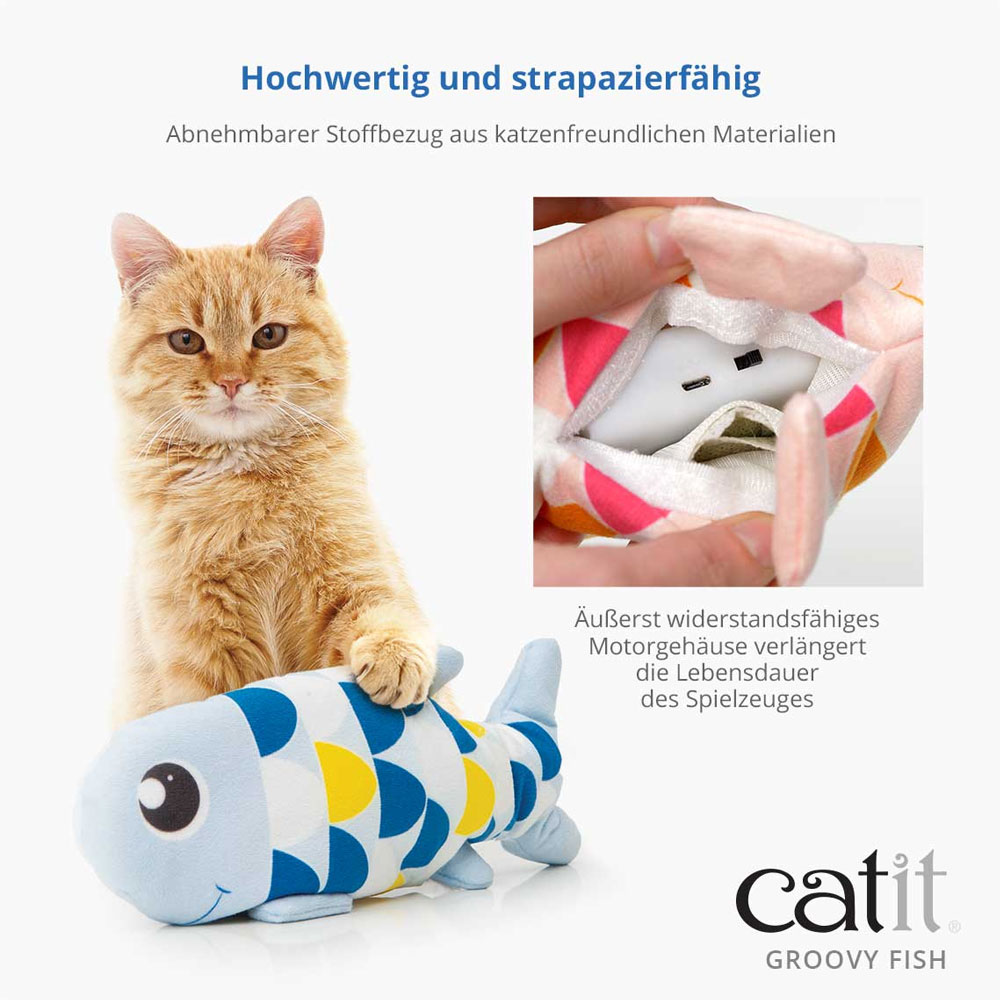 Catit Groovy Fish - bewegungsaktivierter Fisch 