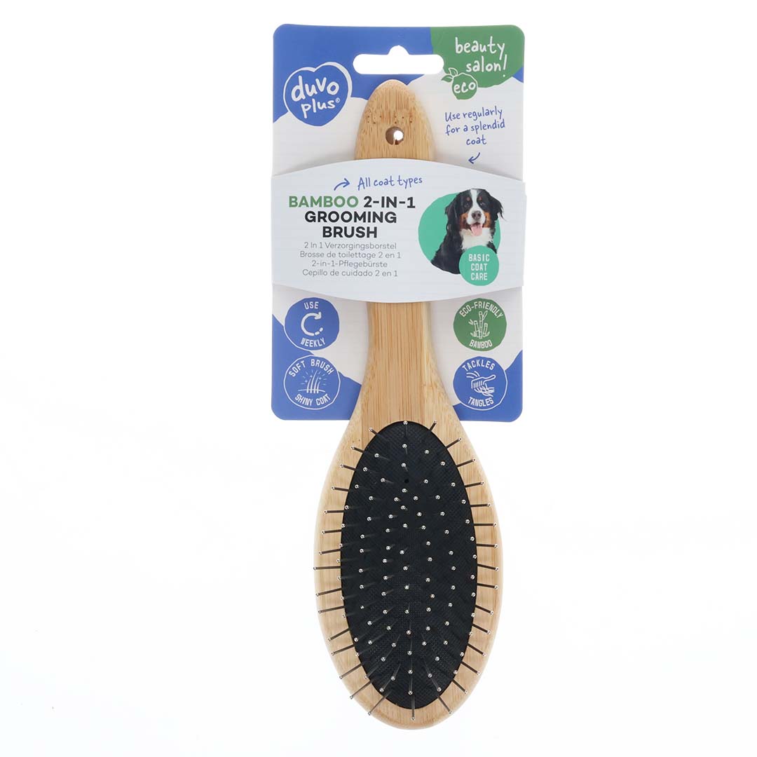 Duvoplus Bamboo 2-in-1 Pflegebürste 