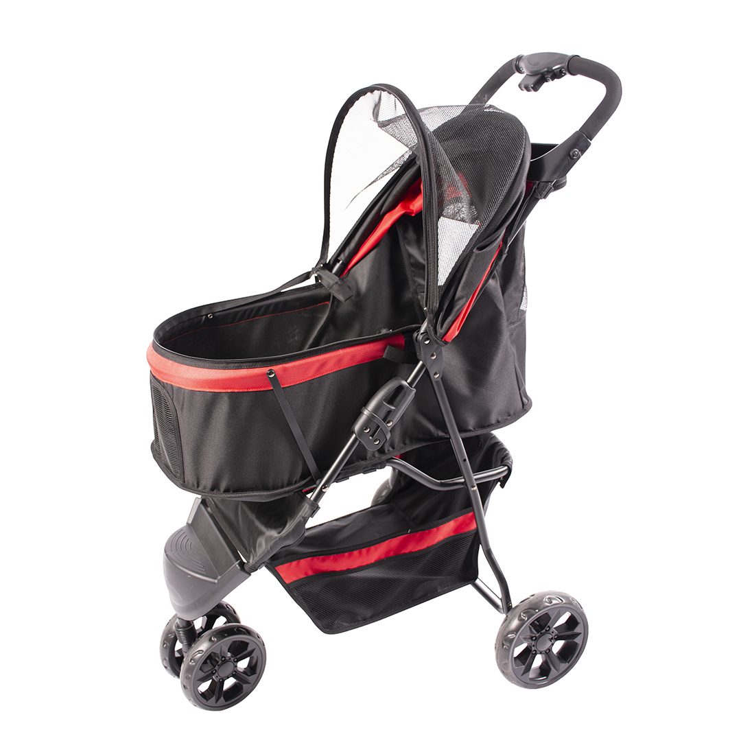 Duvoplus 3-Rad Buggy - Schwarz/Rot 