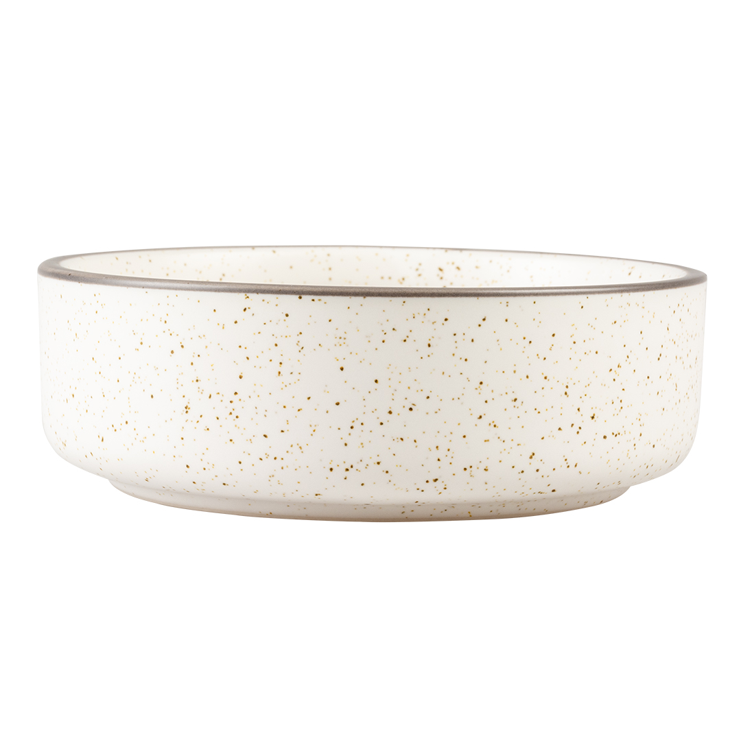 Duvoplus Keramiknapf Stone Speckle - weiß 1500ml