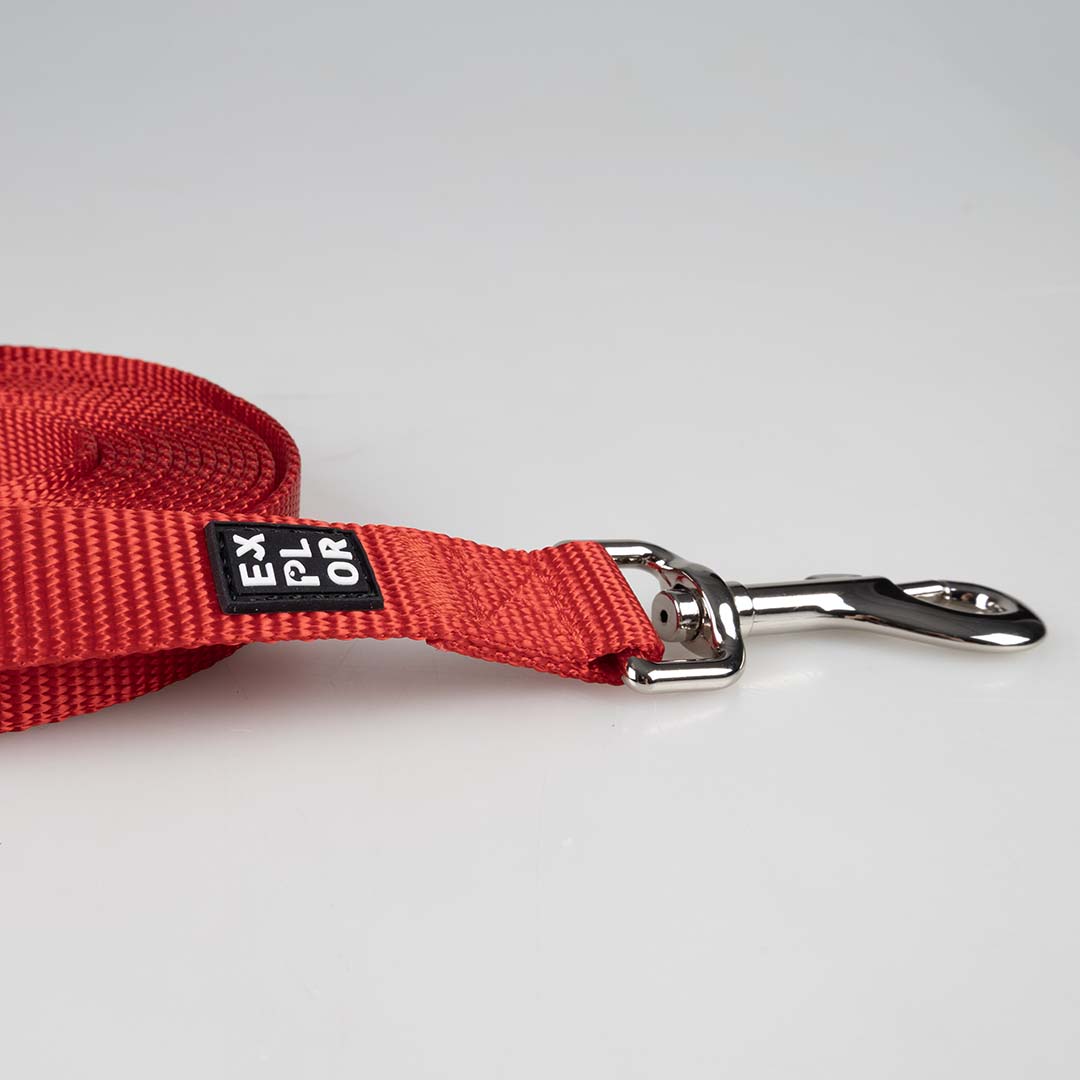Duvoplus EXPLOR Trackingleine Classic flach - rot 