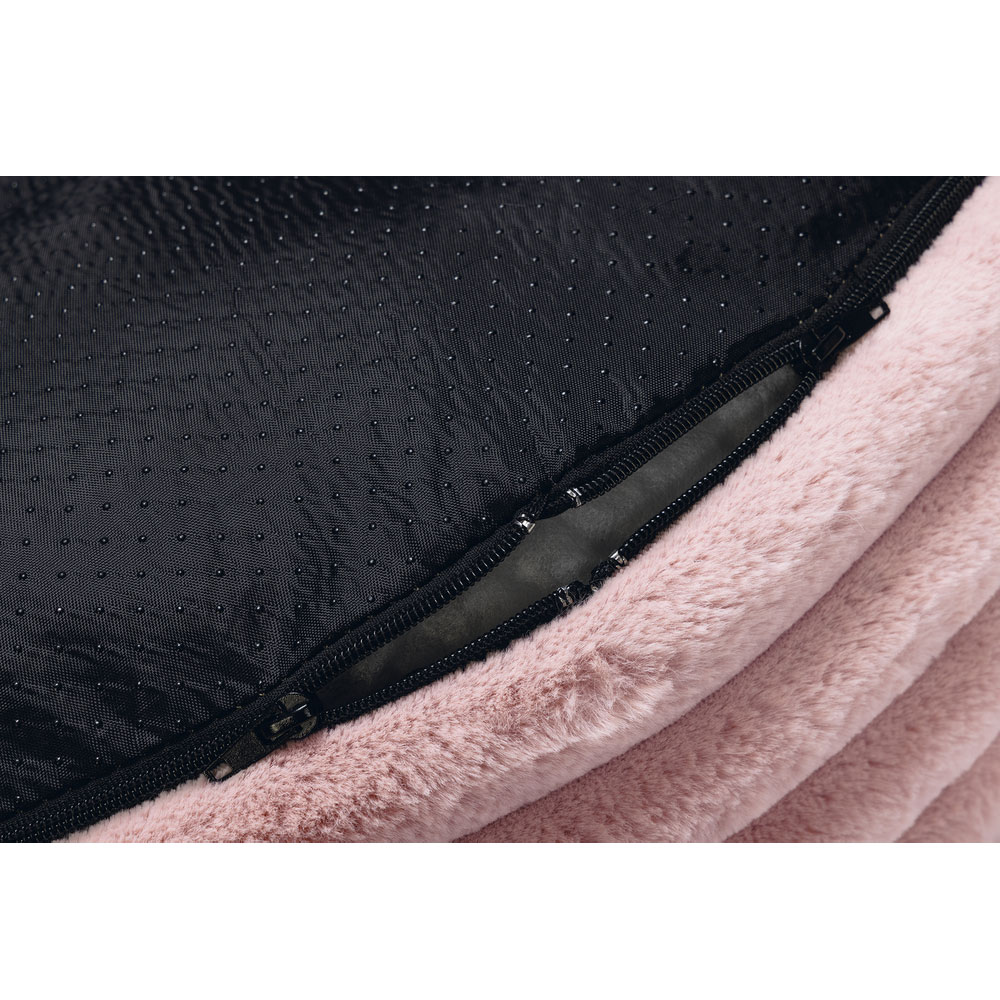 Designed by Lotte Hundebett Reza - rund, rosa 