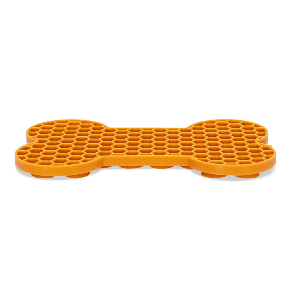 Beeztees Leckmatte Knochen - orange 