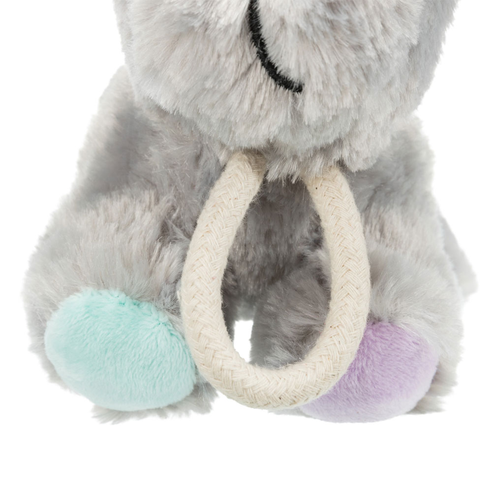 Trixie Junior Plüschhund mit Tau 