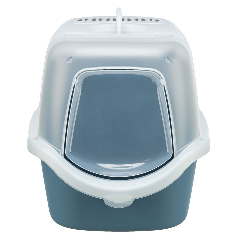 Trixie Katzentoilette Vico Easy Clean blaugrau/weiß