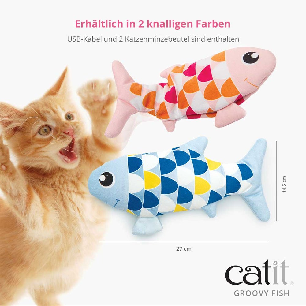 Catit Groovy Fish - bewegungsaktivierter Fisch 