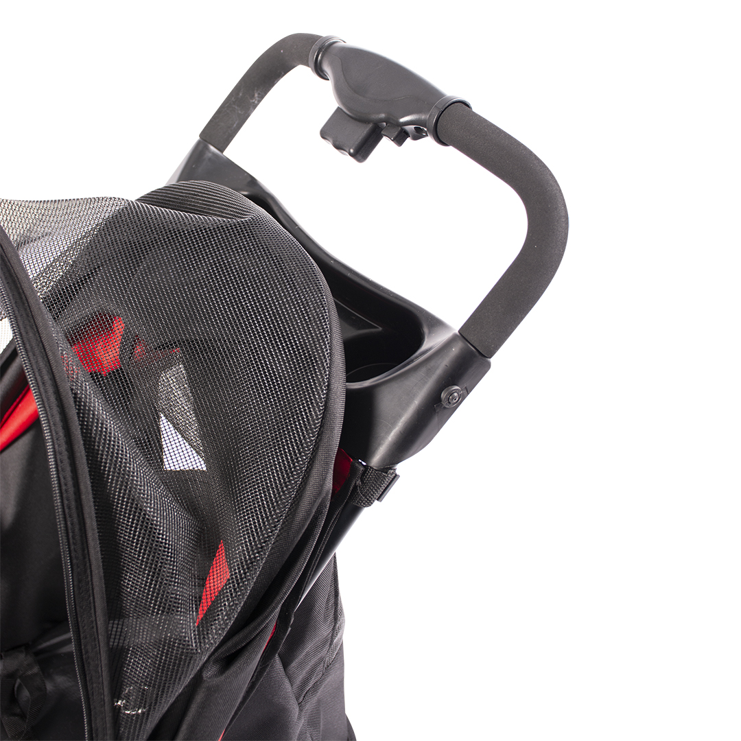 Duvoplus 3-Rad Buggy - Schwarz/Rot 