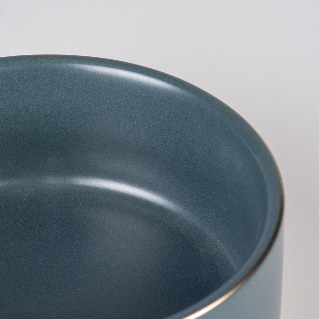 Duvoplus Keramiknapf Stone Timber blau - 450ml 