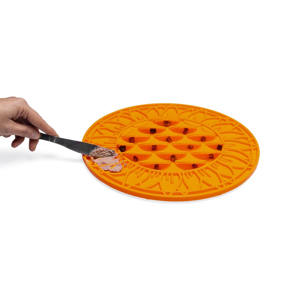 Beeztees Leckmatte Sonnenblume - orange 