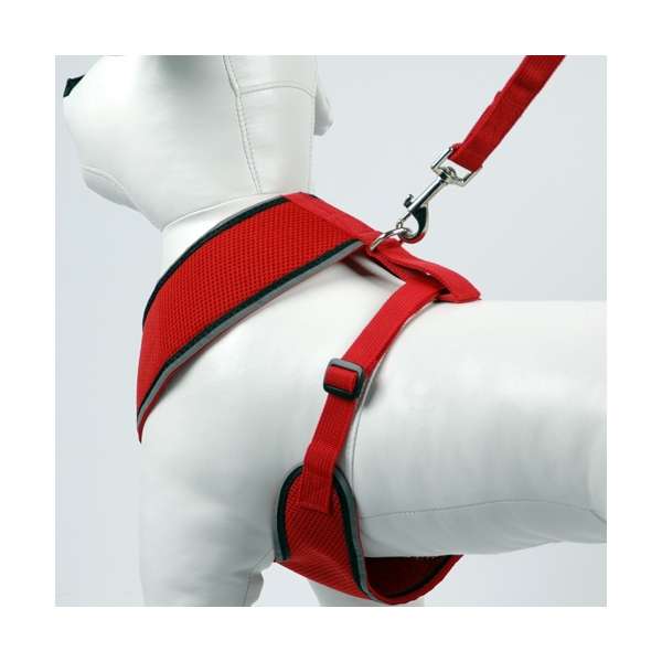 Pet-Star Softgeschirr / Netzgeschirr - Rot XL