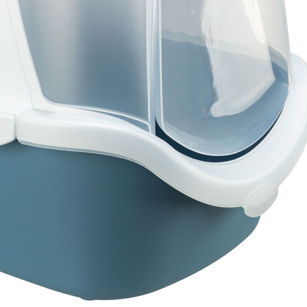 Trixie Katzentoilette Vico Easy Clean blaugrau/weiß