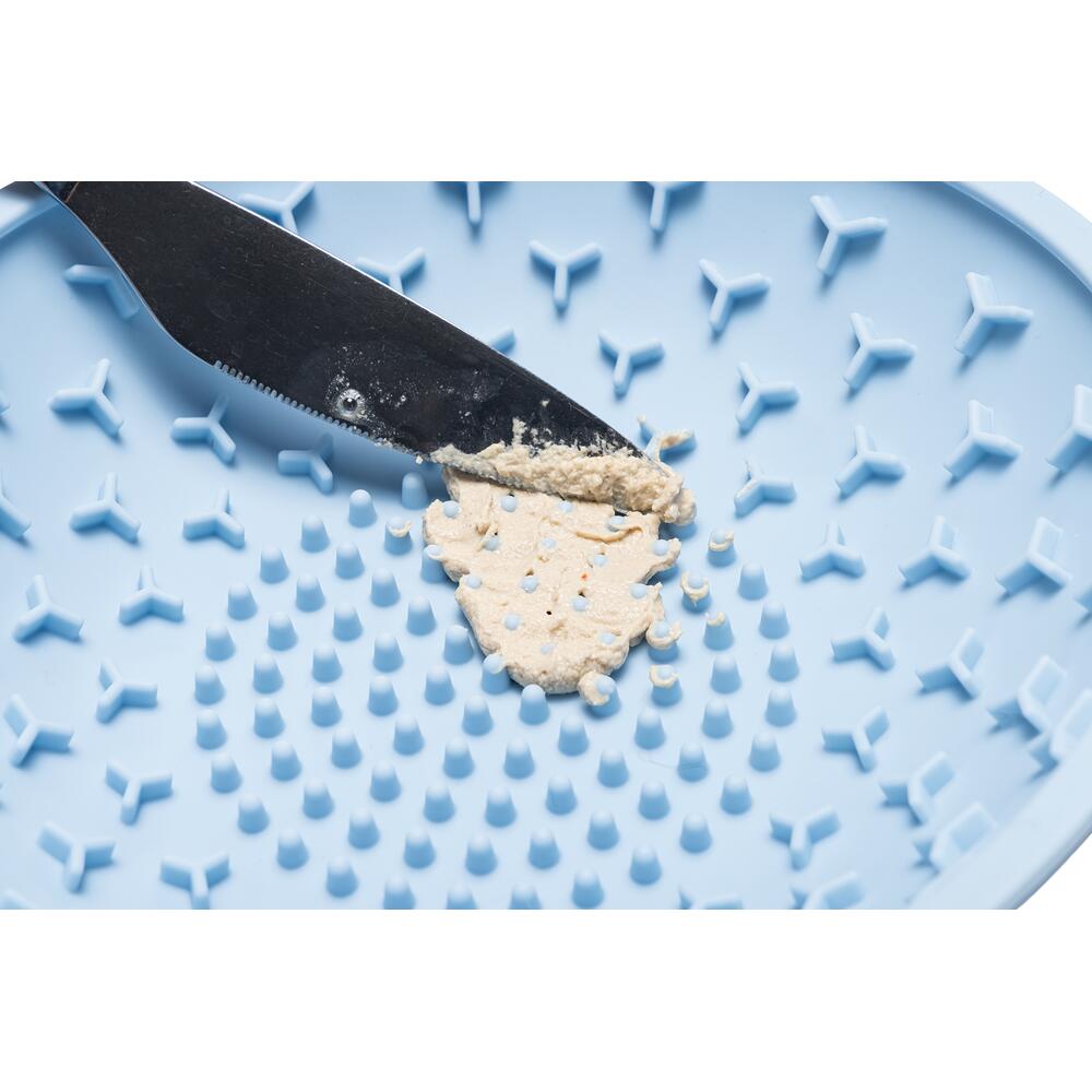 Beeztees Leckmatte Schale - hellblau 